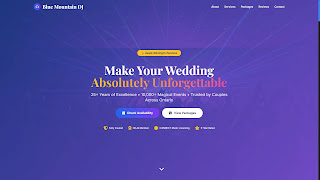 Building BlueMountainDJ.com: A Modern Wedding DJ Website with Tailwind CSS and JavaScript